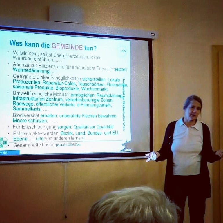 Helga Kromp-Kolb in Breitenwaida im Feb. 2020